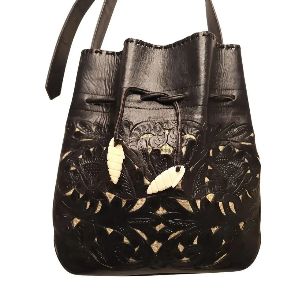 Alexis David Paola Leather vintage shoulder bag - Picture 2 of 9